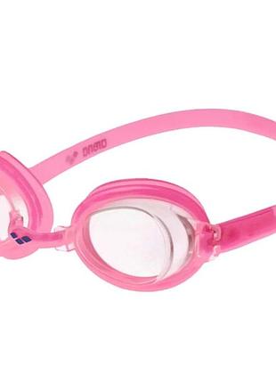 Очки для плавания детские arena bubble 3 jr (92395-091) uv-защита, 6-12 лет,розовый