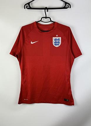 Ігрова футболка англії 2014/15 nike england 🏴󠁧󠁢󠁥󠁮󠁧󠁿 authentic (player issue) 589593-600 розмір l оригінал футбольна форма чоловіча червона