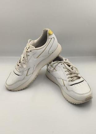 Кросівки жіночі  reebok royal glide ripple double white / gold, розмір 39