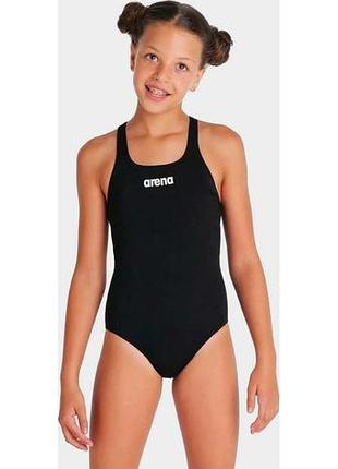Купальник закритий для дівчат arena team swim pro solid l