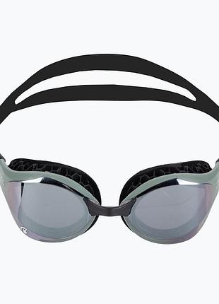Очки для плавания arena air-bold swipe mirror (006832-200) anti-fog черно-оливковый
