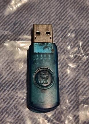 Флешка 4 гб kingston 6.88/16.8 синяя кингстон