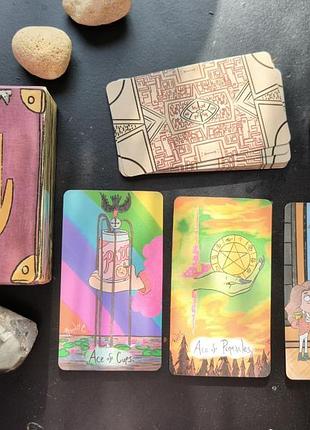 Карти таро the mystery tarot (таємне таро) — колода-талісман для розкриття загадок долі
(78 карт, 10.5х6 см)