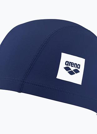 Шапочка для плавания детская arena 3201 ii jr (002384-109) полиэстер, 5-10 лет темно-синий