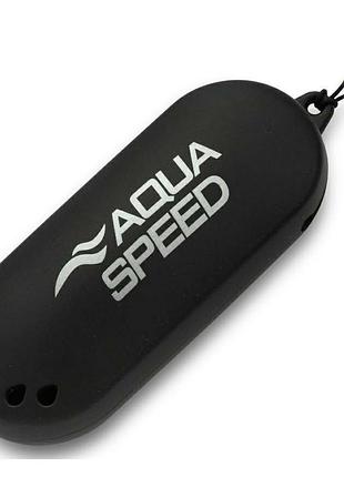 Чохол для окулярів для плавання aqua speed силіконовий 633-07 чорний