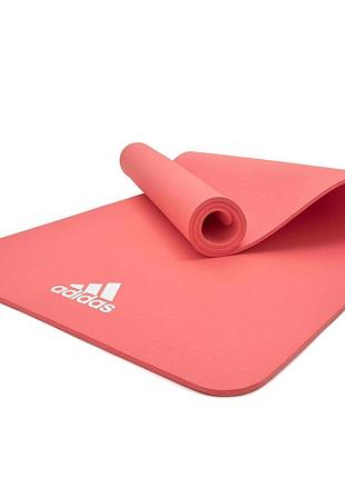 Килимок для фітнесу та йоги adidas, протиковзкий, ева, 176×61×0.8 см, рожевий (adyg-10100pk)