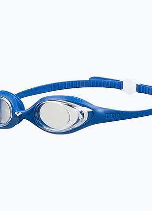 Очки для плавания arena spider (000024-171) uv-фильтр, anti-fog синий