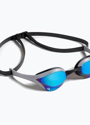 Очки для плавания arena cobra ultra swipe mirror зеркальные линзы,uv-защита,swipe anti-fog сине-серый,черный (002507-600)