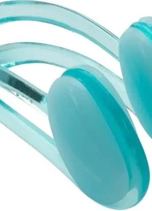 Затискач для носа speedo universal nose clip au для плавання силіконовий носовий затискач бірюзовий (8-708120309)