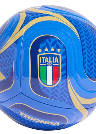 М'яч футбольний adidas figc clb home, розмір 5, тренувальний м’яч збірної італії, машинна строчка (jy0248)