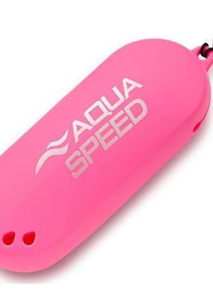 Чехол для очков для плавания aqua speed силиконовый 633-03 розовый