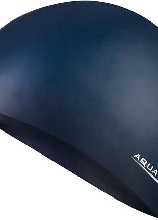 Шапочка для плавання aqua speed smart, силіконова, синя, універсальний розмір osfm (103-10)