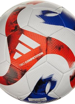 М’яч футбольний adidas tiro, розмір 4, професійний, універсальний, для тренувань і матчів (ht2426-4)