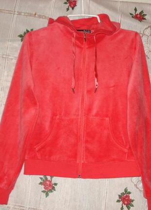 Супер кенгурушка красно-апельсинового цвета"atmosphere"р.10,80%коттон,20%пол-р,испания.