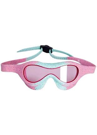 Очки-маска детские для плавания arena spider mask (004287-902) от 2 до 5 лет, рожево-бирюзовый