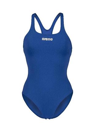 Женский слитный купальник arena team swimsuit swim pro solid 40 синий (004760-720-40)