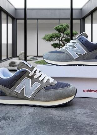 Balance 574 серые зеленый задник