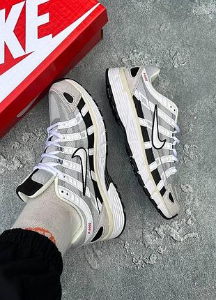 Nike p-6000 white/black 4