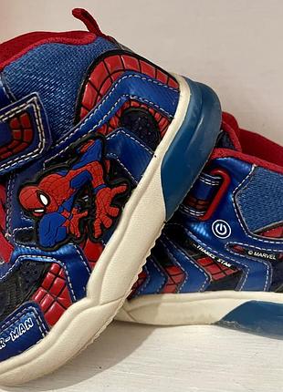 Кросівки geox spider-man, що світяться 🔥