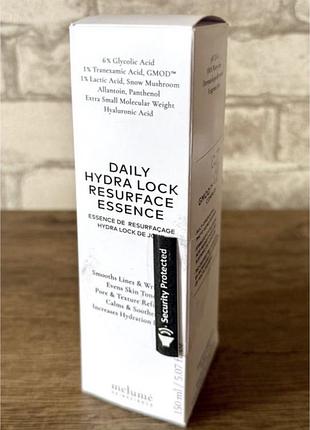 Оригінал! melume зволожувальна есенція / тонер з кислотами daily hydra lock resurface essence, нова / люкс бренд / професійна, 150 мл, німеччина 🇩🇪