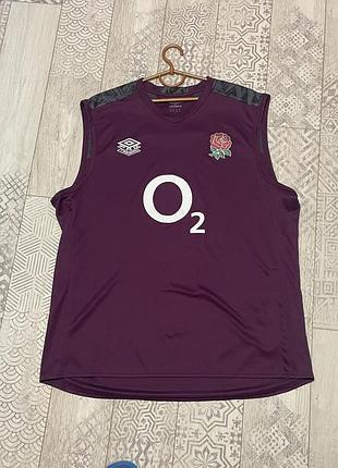 Безрукавка umbro england rugby o2 тренувальна джерсі розмір xl