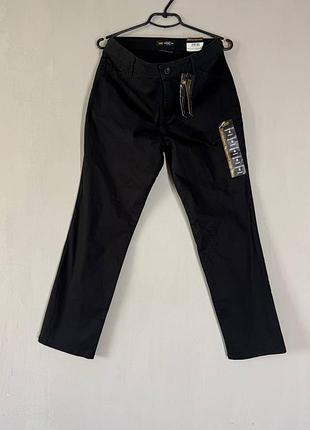 Стильні чорні жіночі штани брюки lee relaxed fit straight leg 8 short