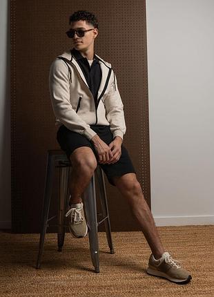 Чоловіча толстовка u.s. polo assn. premium — whiteize bonded interlock