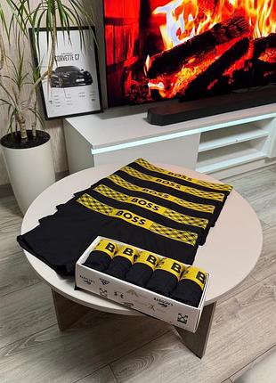 Чоловічий набір трусів hugo boss 5шт 😍