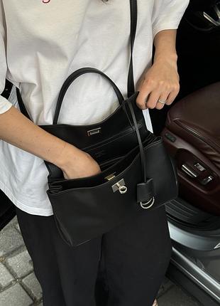 Сумка rodeo black/silver😎 7