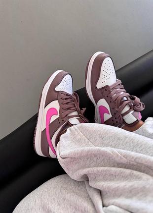 Кросівки жіночі nike sb dunk | smokey mauve/playful pink premium