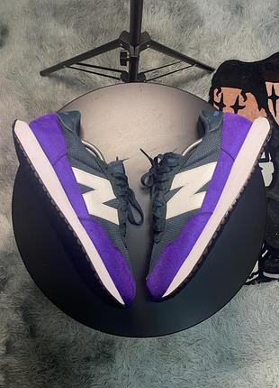 Кросівки new balance 237 замшеві фіолетові, чоловічі, розмір 43