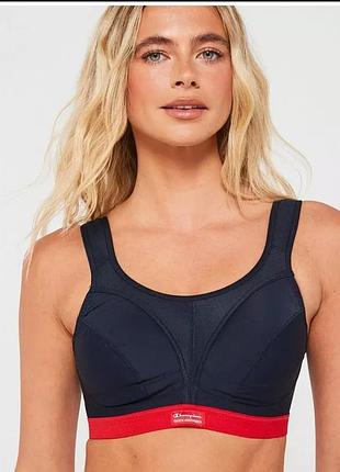 Новый высокотехнологичный брендовый спортивный  бюстгалтер champion shock absorber. с высокой степенью поддержки, из влагоотводящей дышащей ткани, 80к