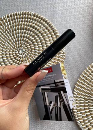Clarins wonder perfect mascara 5d объемная и удлиняющая тушь для ресниц