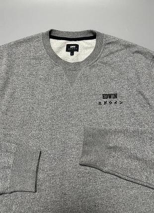 Edwin base crew sweatshirt 4