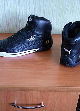 Кросівки чоловічі шкіряні puma ferrari