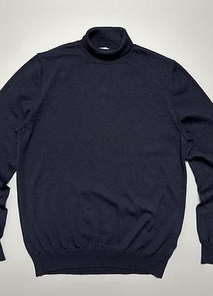 Gran sasso virgin wool turtleneck sweater