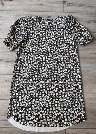 Сукня плаття zara s-m квітковий принт