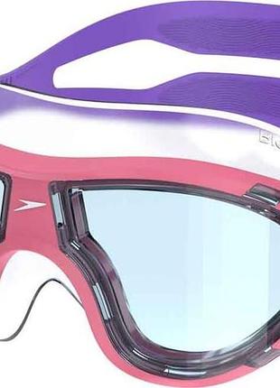 Маска детская для плавания speedo junior biofuse розово-фиолетовый герметичный для бассейна и открытой воды
