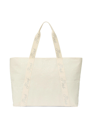 Сумка-шопер victoria's secret rhinestone bling tote bag