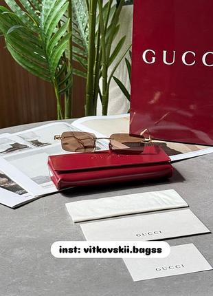 Сонцезахисні окуляри brown/gold gg1808s 003😍