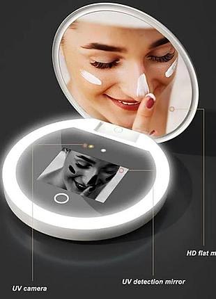 Дзеркало spf, дзеркало з уф камерою, для контролю спф, розумне дзеркало