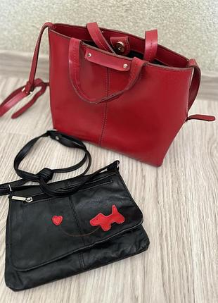 Жіноча сумка zara basic ,бордова