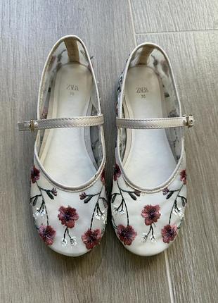 Туфельки zara сіточки 30 р