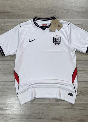 Игровая спортивная футбольная джерси найкнская футболка nike england stadium home, xl, новая