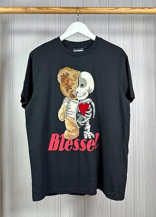 Super massive dead teddy blessed футболка з красивим незвичним дизайно