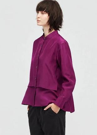 Нова шовкова сорочка uniqlo x jil sander
