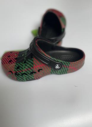 Crocs baya holiday plaid clog w7 38 оригінал