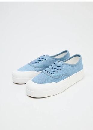 Кеди джинсові zara 36 розмір