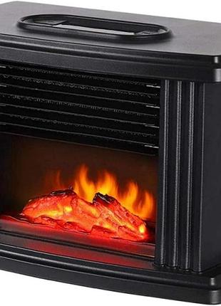 Обігрівач у вигляді каміна flame heater для дому ∙ портативний міні-обігрівач flame heater