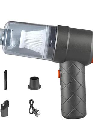 Автомобильный портативный беспроводной пылесос easy vacuum cleaner 2 in 1 m2042